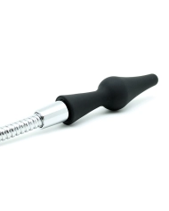 Canule de douche en silicone avec plug anal - Rimba