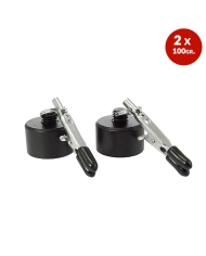 Pinces à seins avec poids (2 x 100 gr.) - Rimba