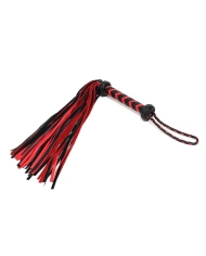 BDSM Braided Flogger Red/Black - Rimba