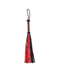 BDSM Braided Flogger Red/Black - Rimba