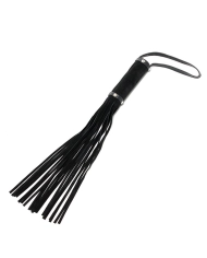 BDSM Suede Leather whip Black - Rimba