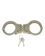 Metal police BDSM hand cuffs - Rimba