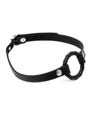Bavaglio con O Ring Ø 5 cm Nero - Rimba