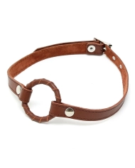 Ball Gag mit O Ring Ø 5 cm Braun - Rimba