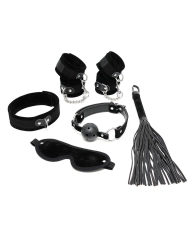 BDSM Starter Kit Black (6-Pieces) - Rimba