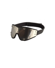 Leather and metal Blindfold - Rimba