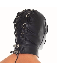 Cagoule BDSM en cuir - Rimba