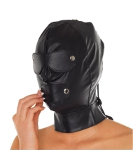 Cagoule BDSM en cuir - Rimba