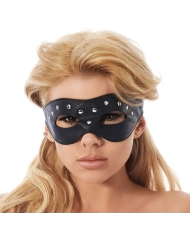 Mascherine di raso in pelle Nappa con rivetto - Rimba