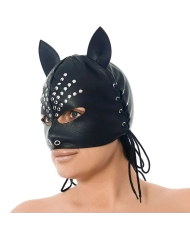 Mascherine di raso in pelle Nappa con le orecchie - Rimba