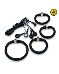 Electro silicone uni polar cock rings - Rimba