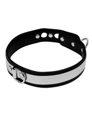 Collare BDSM in metallo con lucchetto (2.8 cm di larghezza) - Rimba
