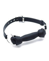 Bavaglio in silicone con osso - Rimba