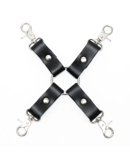 Leather BDSM hogtie - Rimba