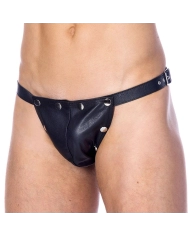 Leather Jockstrap with detachable pouch – Rimba