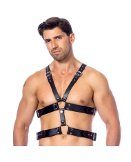 BDSM Leder Harness mit Schnalle (Herren) – Rimba