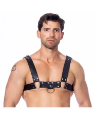 BDSM Leder Harness mit 3 Schnalle (Herren) – Rimba