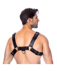 BDSM Leather harness with 3 buckles (Man) – Rimba