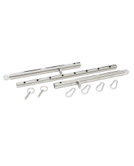 Barra di sollevamento regolabile con 4 anelli (55-85 cm) - Rimba