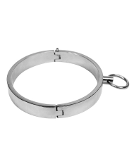 Leder BDSM Halsband Schwarz (2 cm Breite)