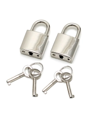 Piccolo metallo lucchetto (2 pezzi) - Rimba