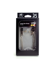 Pinze per capezzoli larghe con catenella – Spartacus Broad Tip