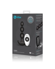 Vibrating Beads with remote control - B-Vibe triplet Black