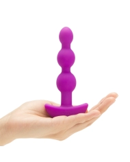 Vibrating Beads with remote control - B-Vibe triplet Fuchsia