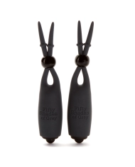 Wireless Vibrating Nipple Clamps - Fifty Shades of Grey