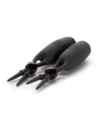Wireless Vibrating Nipple Clamps - Fifty Shades of Grey