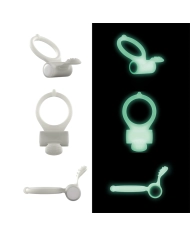 Fluorescent vibrating penis ring - Marc Dorcel Power Clit