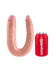 Godemichet réaliste courbé Grand - King Cock Double Trouble