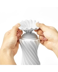 Masturbatore riutilizzabile TENGA FLEX - Silky White