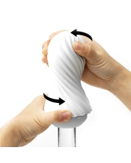 Masturbateur réutilisable TENGA FLEX - Rocky Black