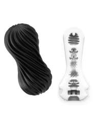 Masturbateur réutilisable TENGA FLEX - Rocky Black