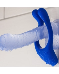 Vibrator for couples Doppio Blue - BeauMents