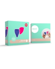 Fun Factory Fun Cup Size A+B - menstrual cup (2pcs)