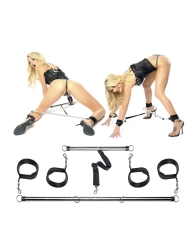 Verstellbare Spreitzstange mit Handschellen - Pipedream