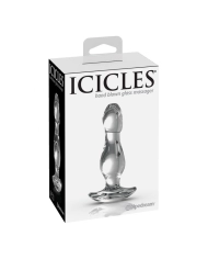 Plug anale di vetro - Icicles N° 72