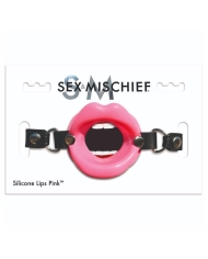 Ball Gag with Silicone Lips - S&M
