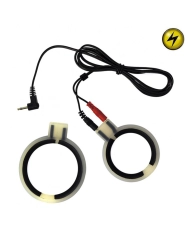 Electro silicone bipolar cock rings - Rimba