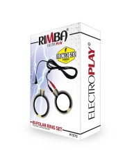 Electro silicone bipolar cock rings - Rimba