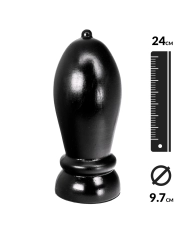 Large Analplug Rolling black - Hung System