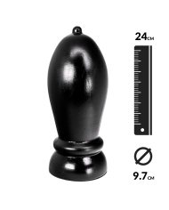 Giant Butt plug Rolling black - Hung System