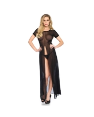 Long sexy transparent dress - Leg Avenue