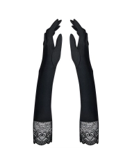 Sexy long gloves Miamor Black - Obsessive