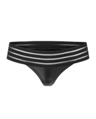 Sexy Höschen mit Streifen F161 - Noir Handmade