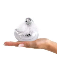 Vibrating Duck - Paris Duckie 2.0 Travel Size (silver)