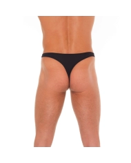 Sexy G-String mit O-ring (schwarz) - Rimba