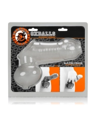 Oxballs Sackjack Wearable Jackoff trasparente - Gaina estensore del pene